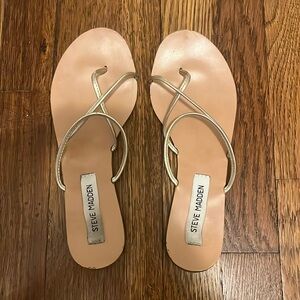 Steve Madden gold grecian sandals. Size 7